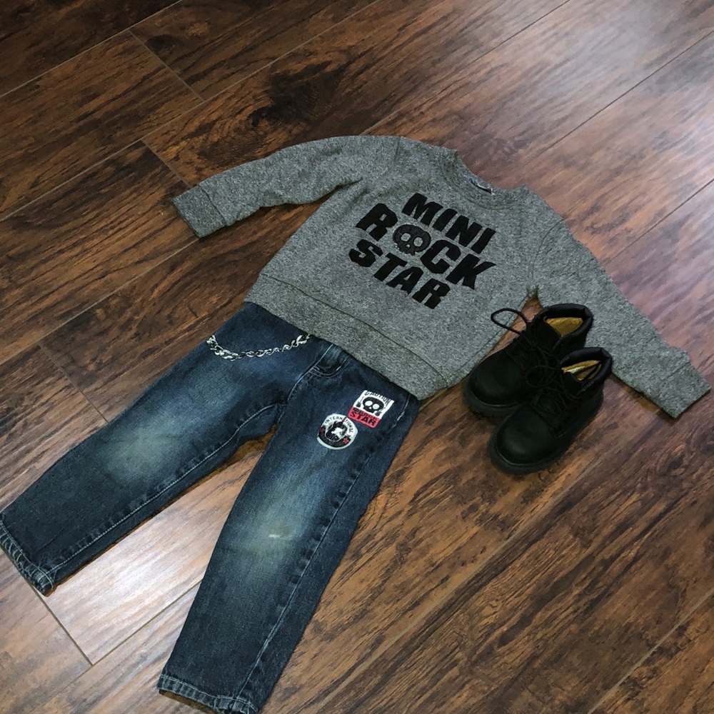 Mini rock star sweatshirt